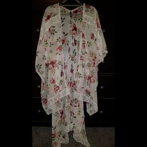 Torrid Floral Ruana Wrap